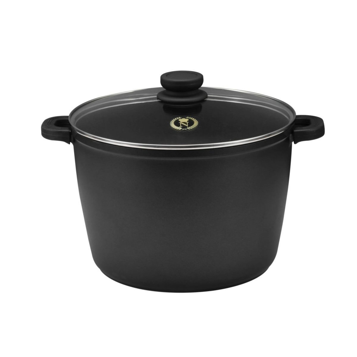 Marmite 28cm en fonte d'aluminium avec couvercle