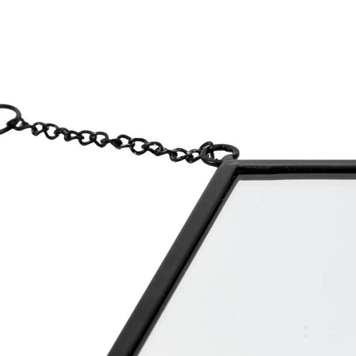 ATMOSPHERA Lot de 3 Miroirs Goutte  Leny  43cm Noir