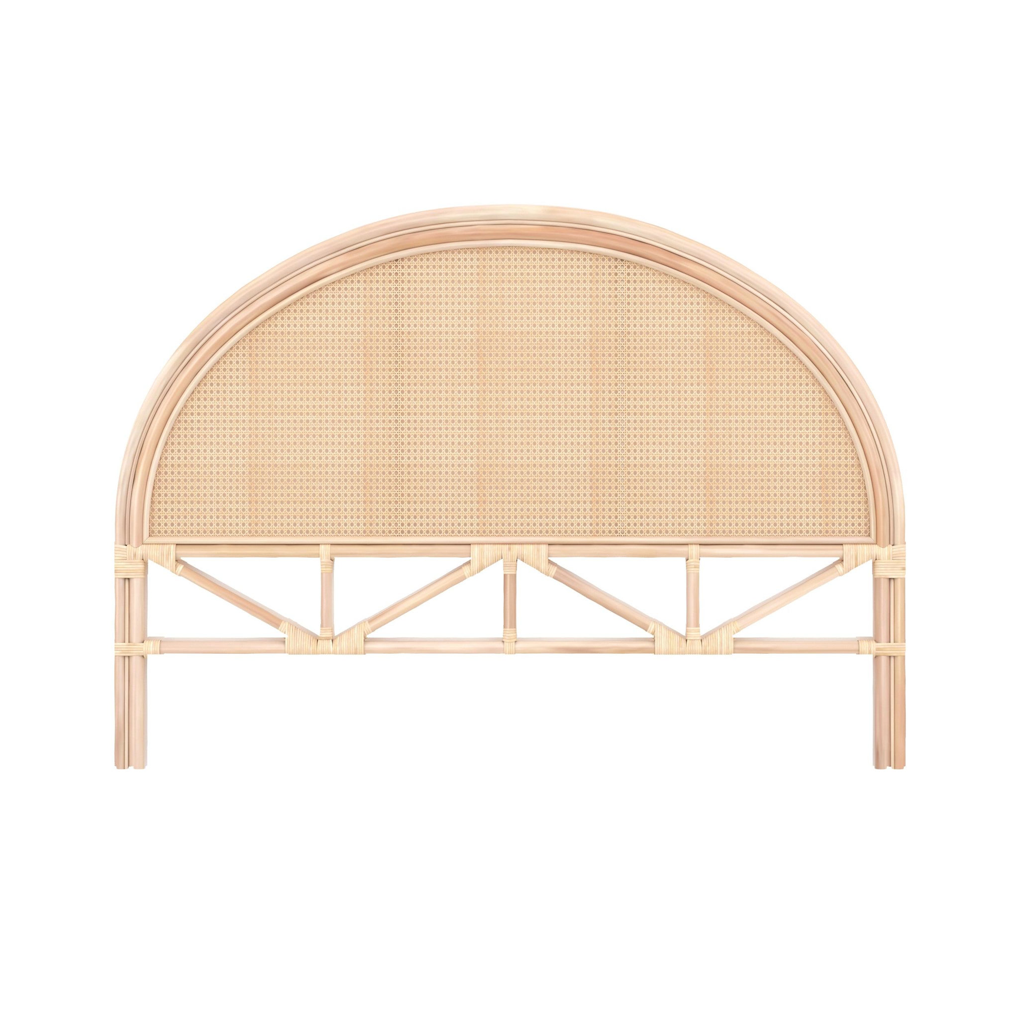 MAISON PAVANE Tête de lit 140 cm en rotin et cannage-néora