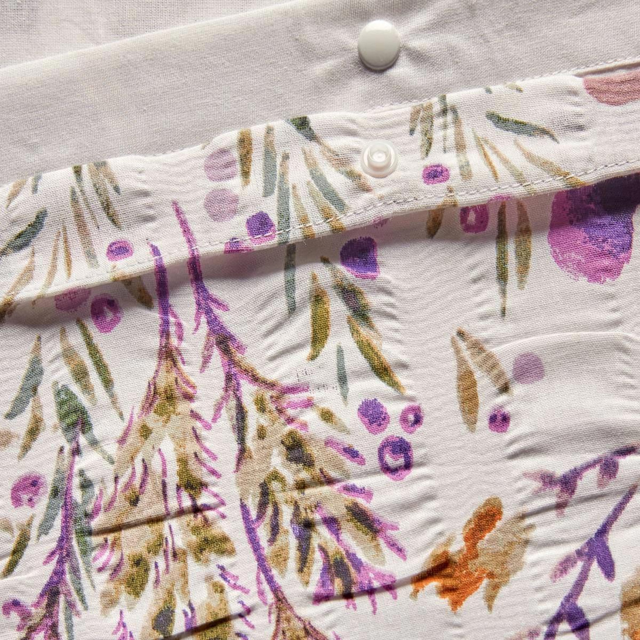 Voir la diapositive 3 : ATMOSPHERA Parure de lit 3 pièces  floral  240x220cm blanc