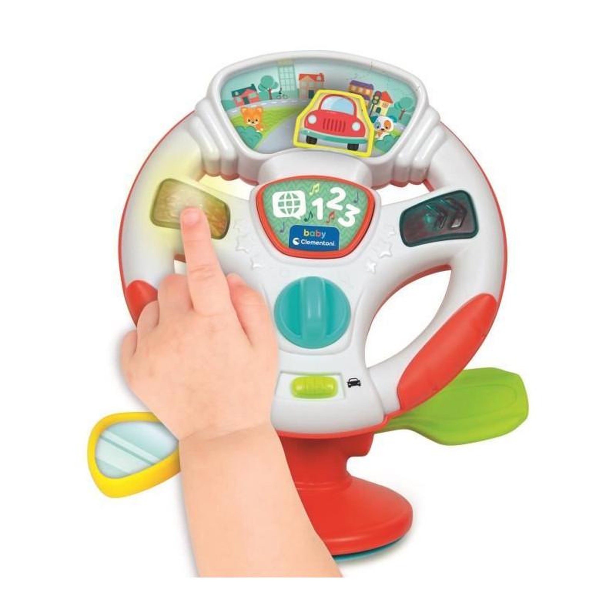 Voir la diapositive 4 : CLEMENTONI Le volant de Bébé parlant CLEMENTONI
