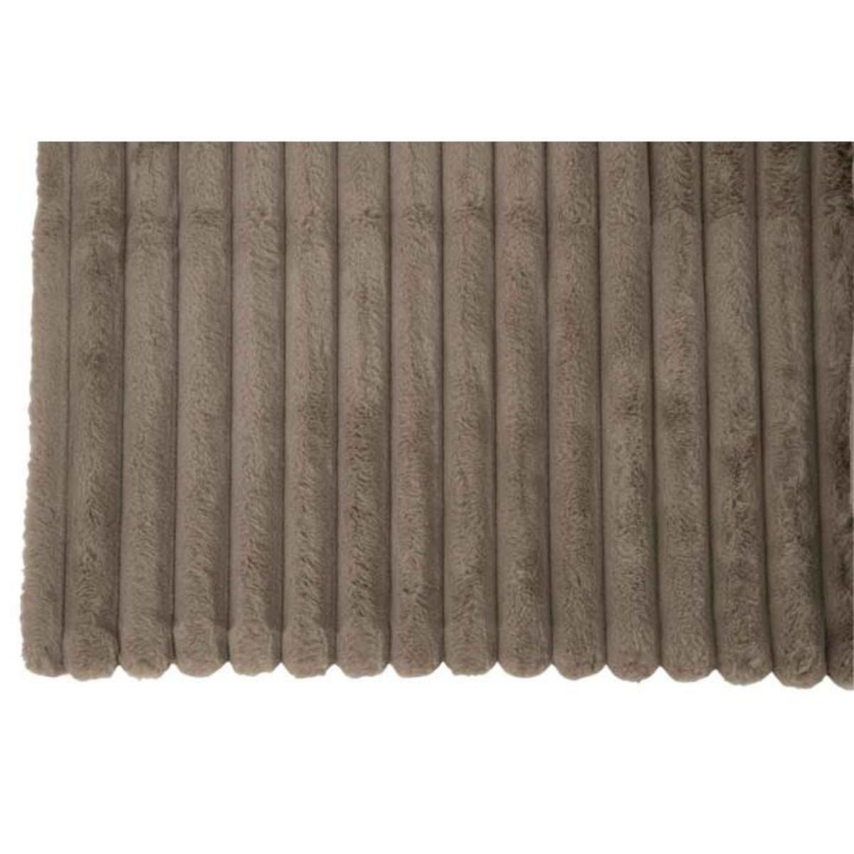 Paris Prix Plaid Design Uni  Corduroy  130x180cm Gris