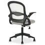 Voir la diapositive 4 : IDIMEX Chaise de bureau ergonomique EREN réglable en tissu mesh