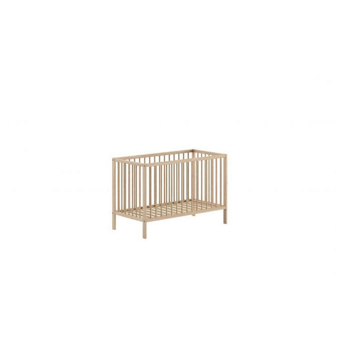 Vipack Lit Bébé Dino 60x120 Cm Naturel