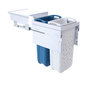 Voir la diapositive 1 : HAILO Double panier à linge encastrable 66L Hailo Laundry Carrier 450