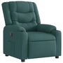 Voir la diapositive 2 : VIDAXL Fauteuil inclinable Vert fonce Tissu