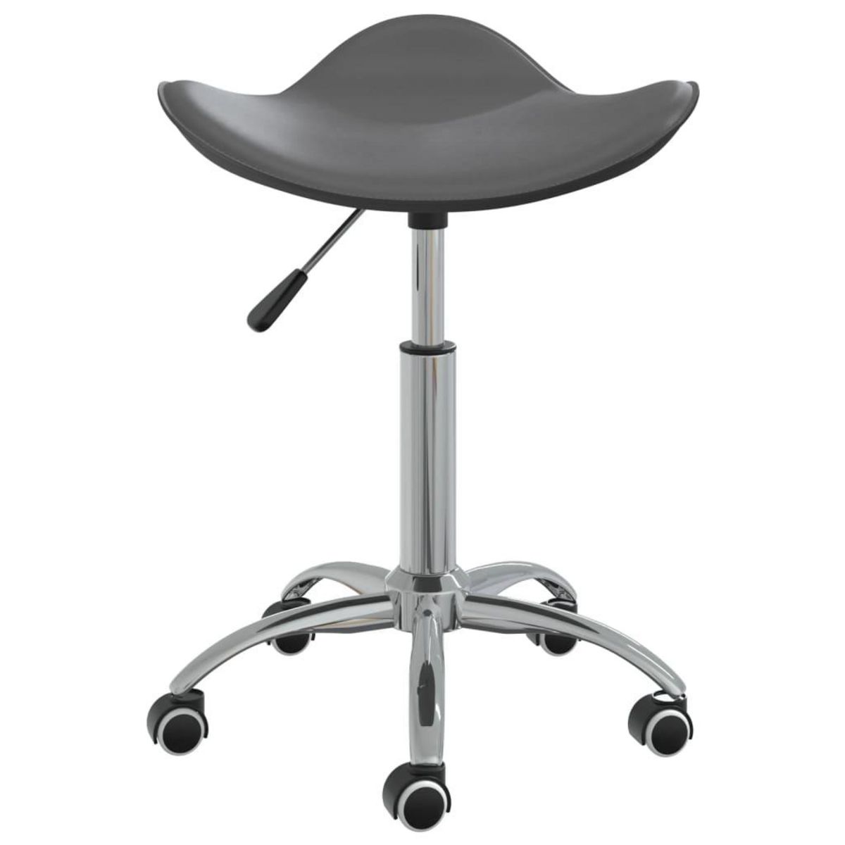 VIDAXL Chaise de bureau Gris Similicuir