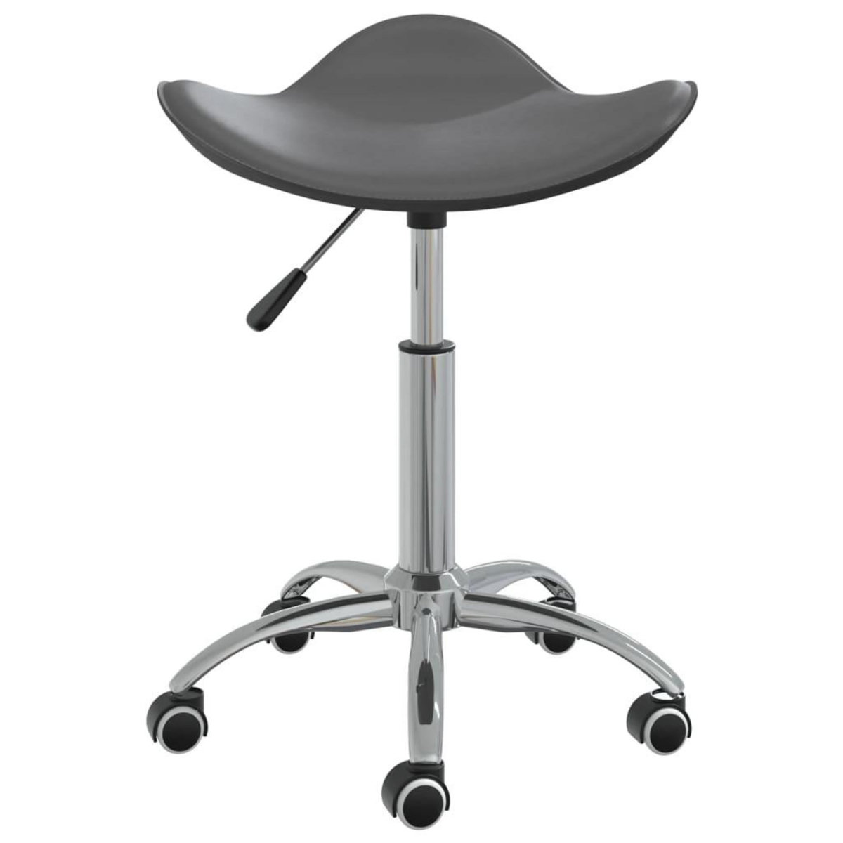 VIDAXL Chaise de bureau Gris Similicuir