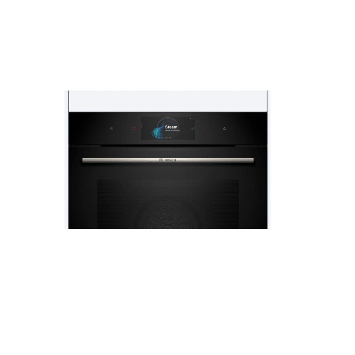 BOSCH Four intégrable combi vapeur 71l 60cm  a+ ecoclean noir - HSG7584B1