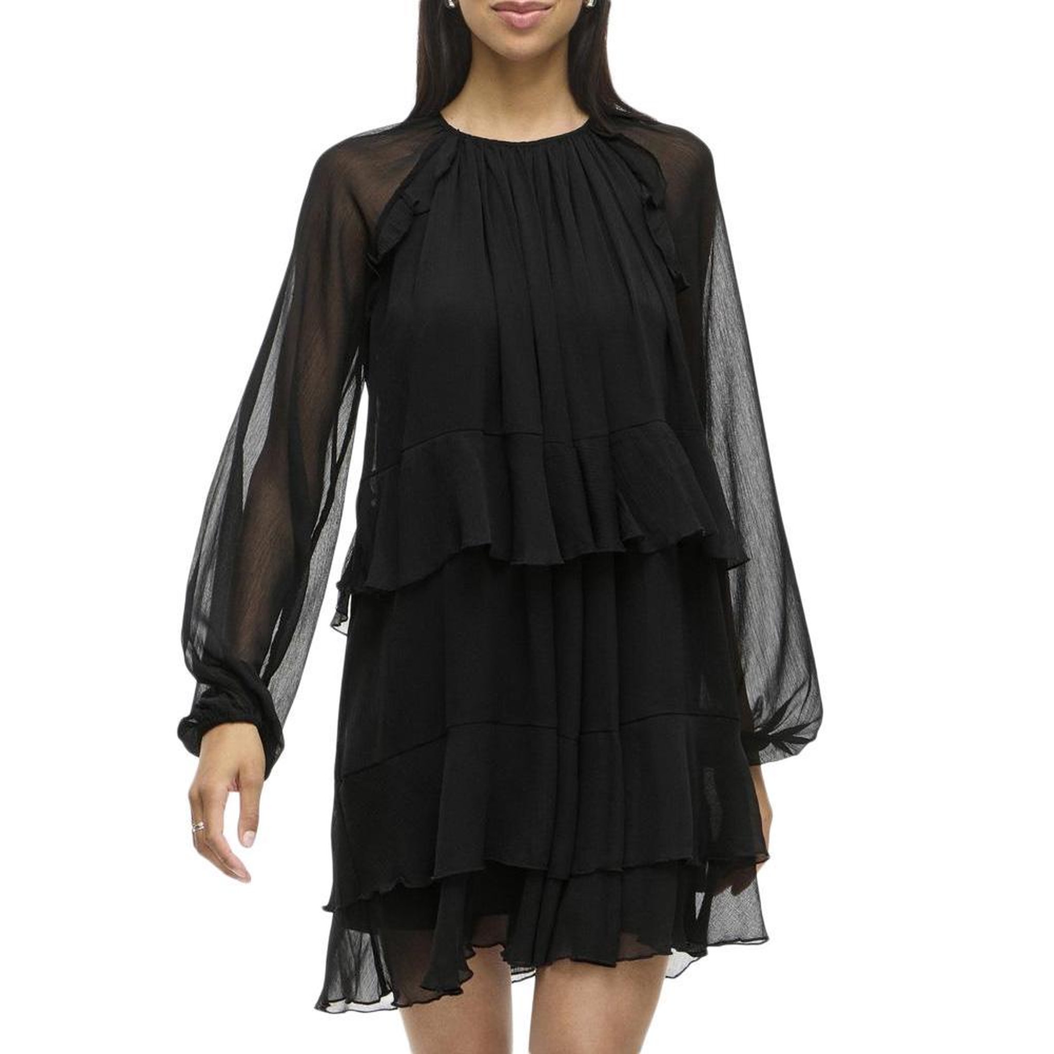 Vila Robe Noire Femme Vila Hela. Coloris disponibles : Noir