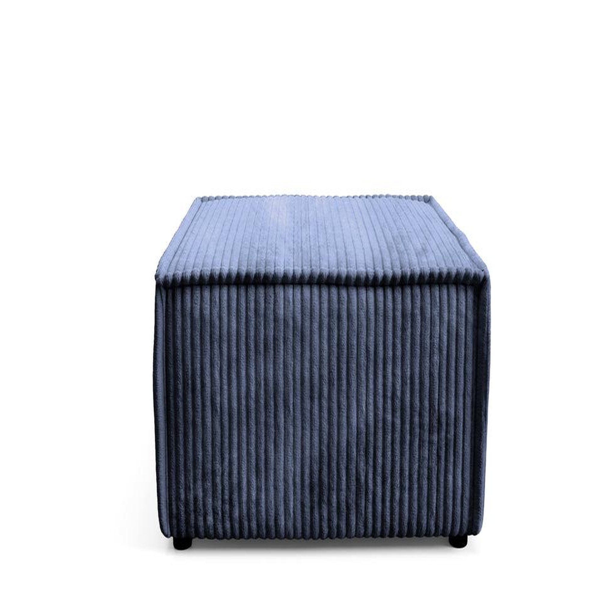 Voir la diapositive 1 : CASANOVA PARIS Laria - pouf gros velours côtelé