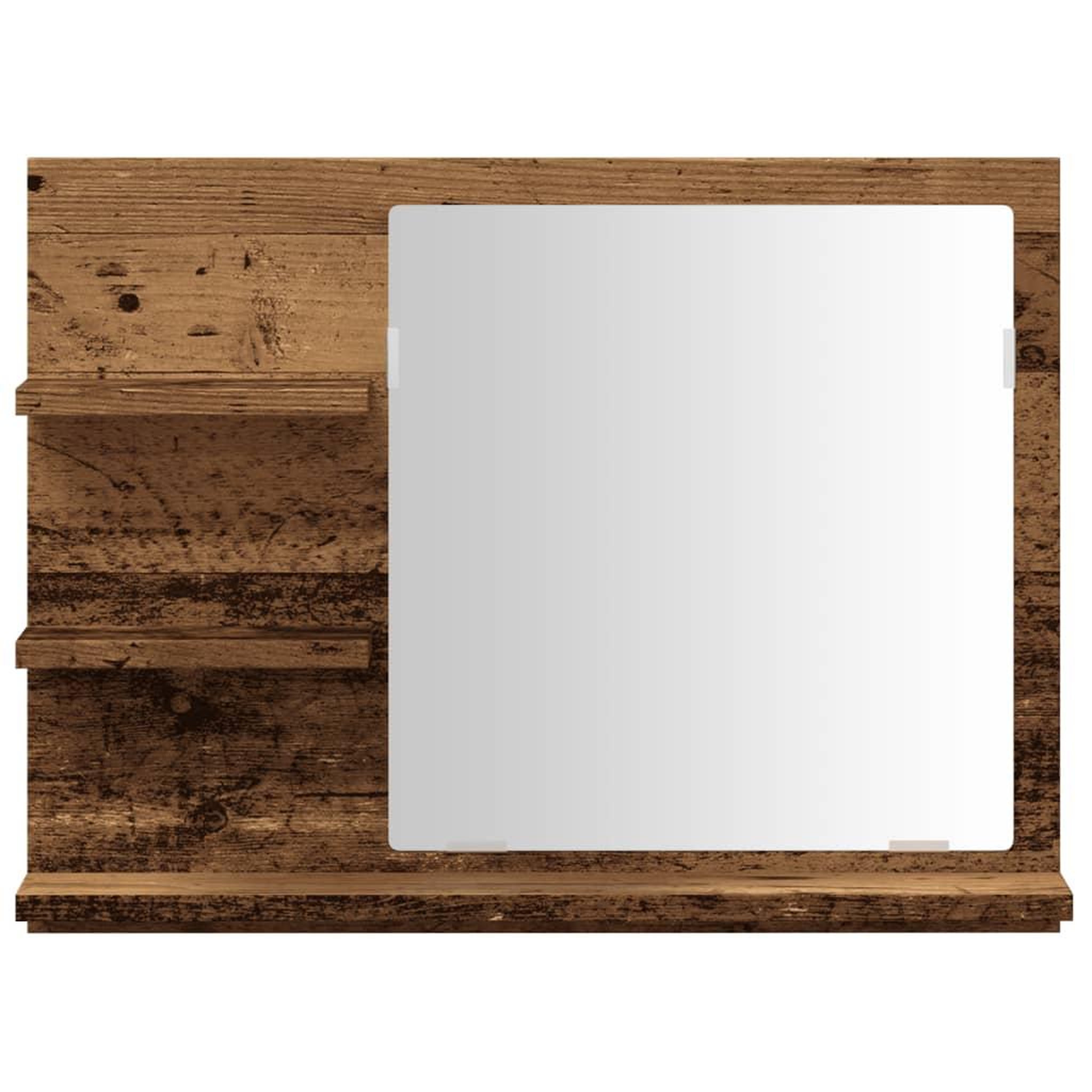 Voir la diapositive 4 : VIDAXL Armoire a miroir de salle de bain vieux bois bois d'ingenierie