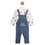 Voir la diapositive 1 : INEXTENSO Ensemble t-shirt manches longues + salopette bébé garçon