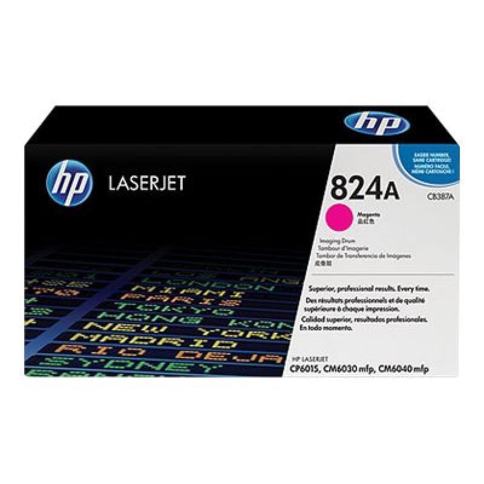 Voir la diapositive 2 : HP HP Drum Trommel No 824A HP824A HP 824A Magenta Image Unit (CB387A)