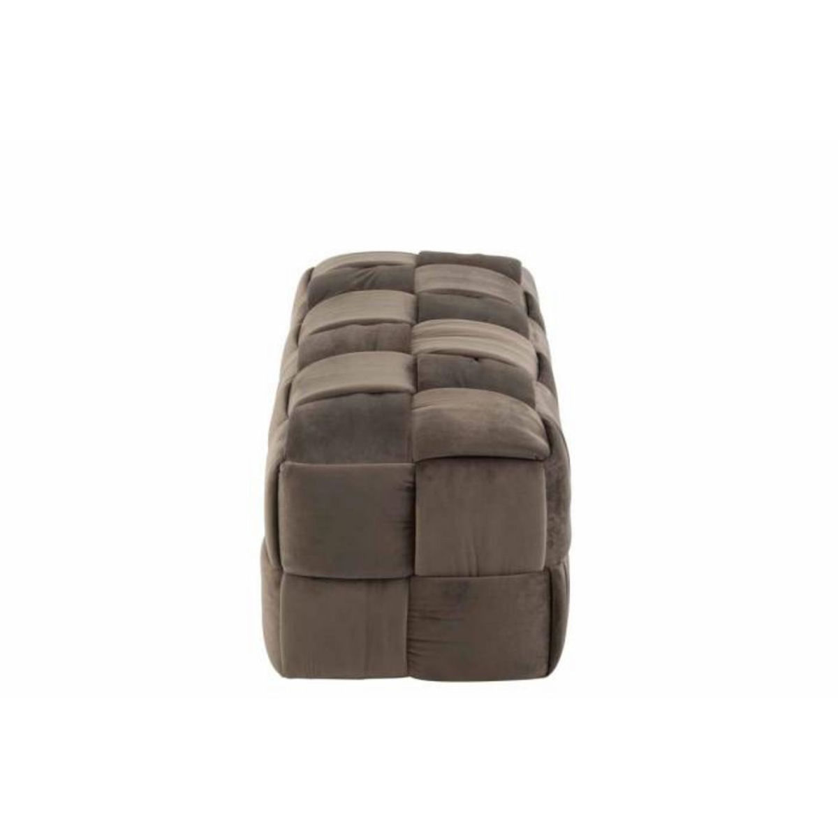 Paris Prix Pouf Design  3 Personnes  120cm Gris Foncé