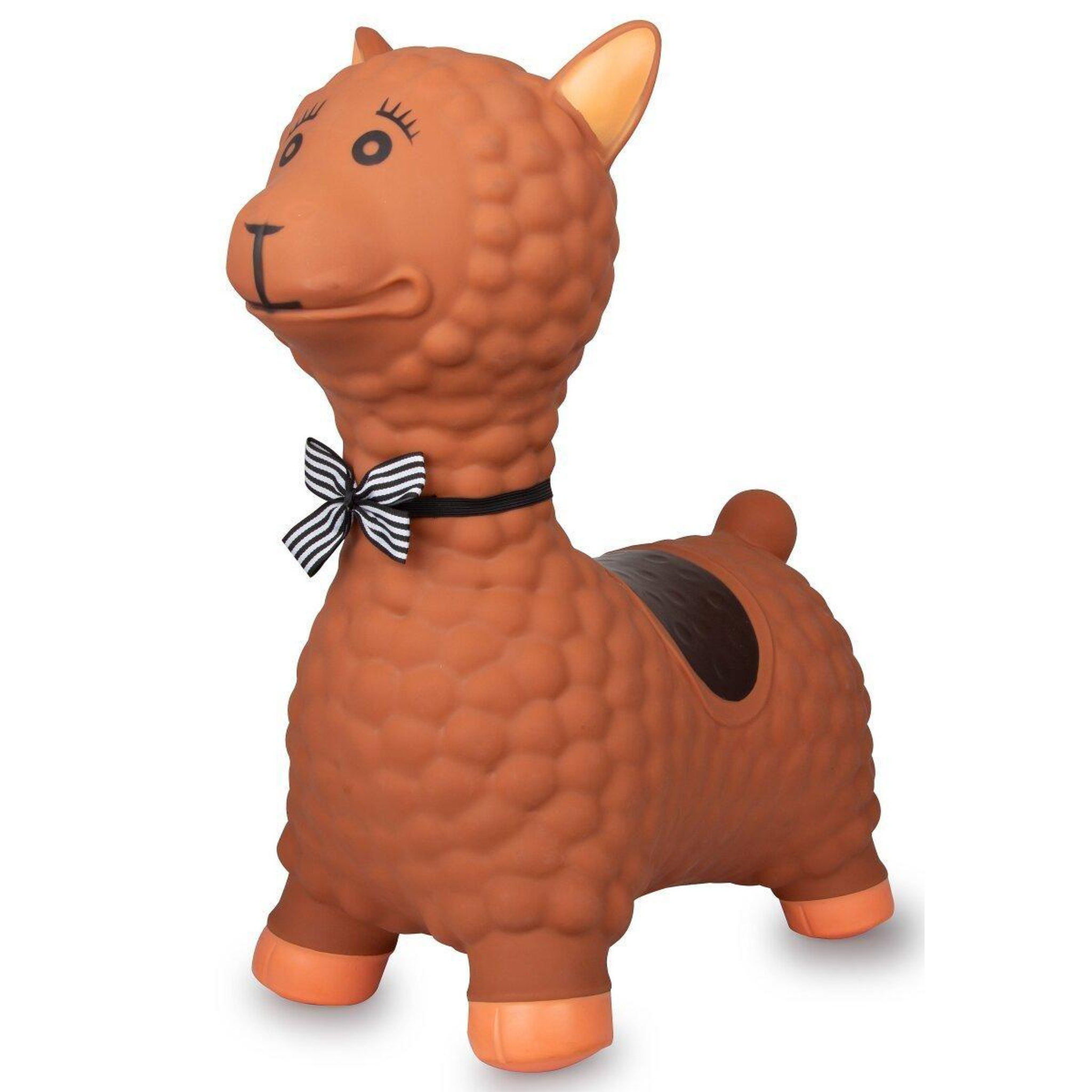 Jamara Animal rebondissant lama hoppydoo marron avec pompe