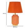Voir la diapositive 6 : Paris Prix Lampe à Poser en Céramique  Square  44cm Orange