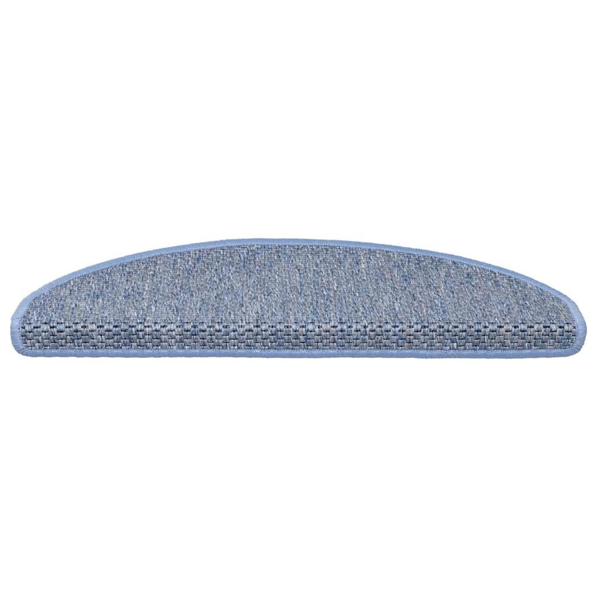 Voir la diapositive 3 : VIDAXL Tapis d'escalier autocollants 30 pcs 56x17x3 cm bleu