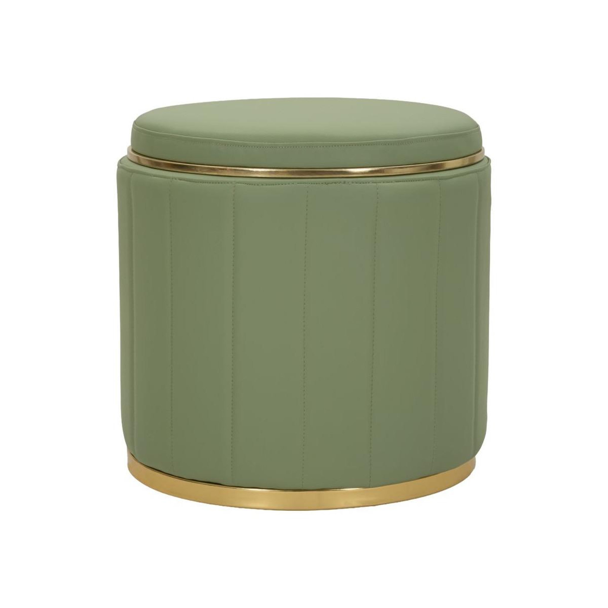 Paris Prix Pouf coffre design  london  46cm vert