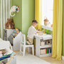 Voir la diapositive 6 : SOBUY SoBuy - Ensemble Table Et Chaise Enfant avec 2 étagères - Nordique - KMB60