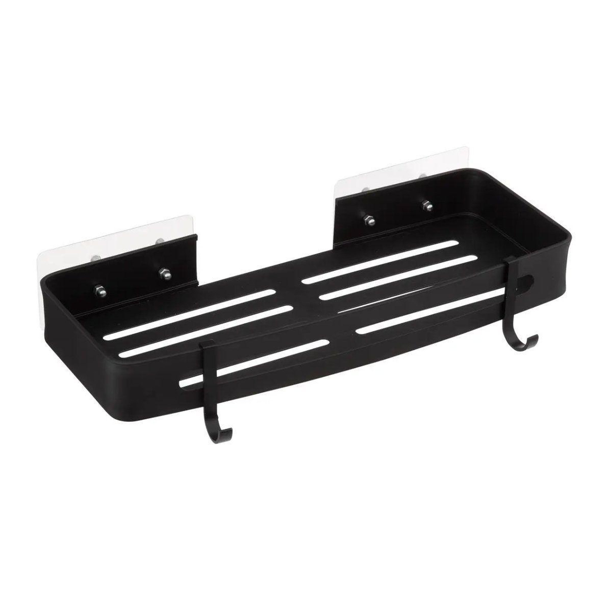 FIVE Panier de douche  adhésif  32cm noir