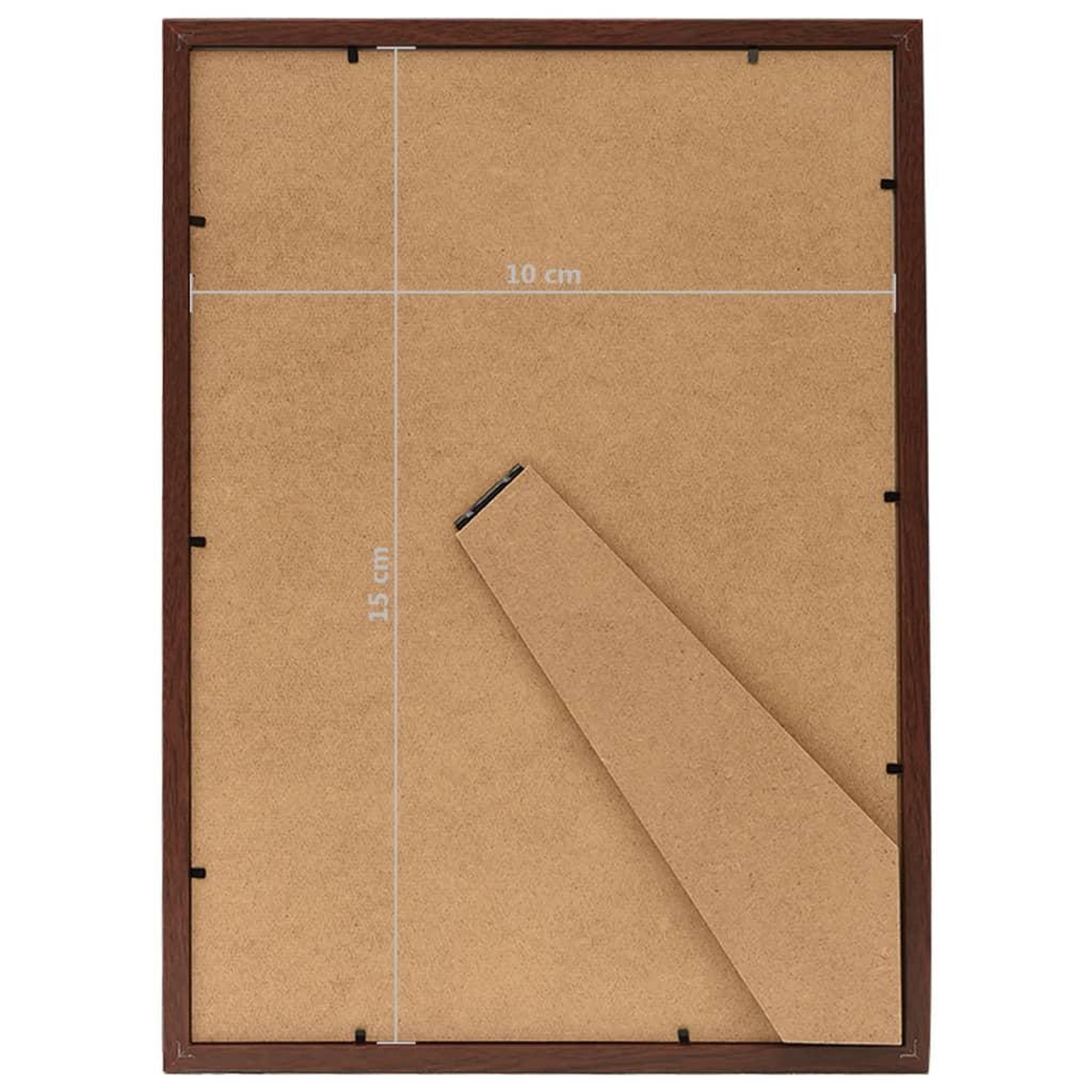 Voir la diapositive 6 : VIDAXL Collage de cadres photo 3 pcs de table Rouge fonce 10x15 cm