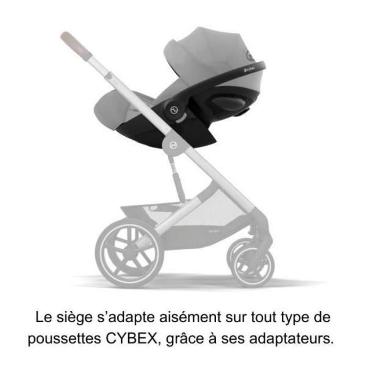 CYBEX Siege Auto  bébé Cloud G i-Size Plus - Stone Grey - CYBEX