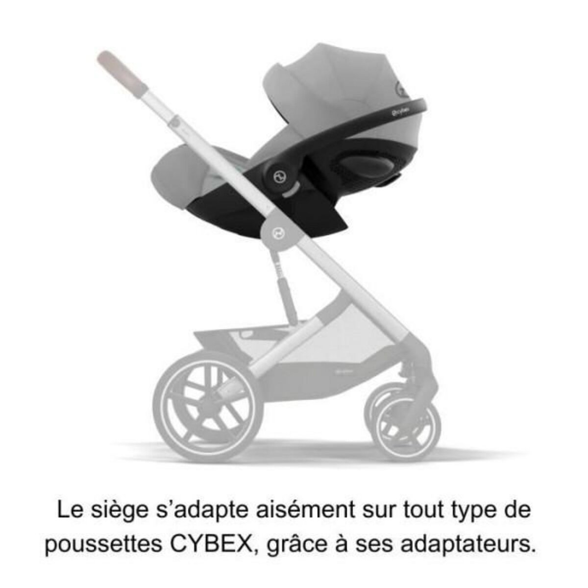 CYBEX Siege Auto  bébé Cloud G i-Size Plus - Stone Grey - CYBEX