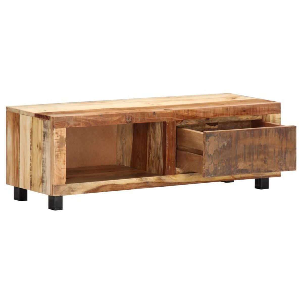 VIDAXL Meuble TV 100x30x33 cm Bois de recuperation massif