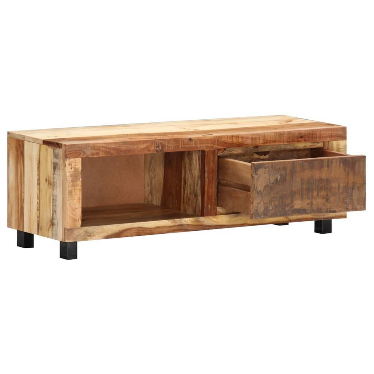 VIDAXL Meuble TV 100x30x33 cm Bois de recuperation massif