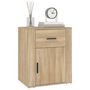Voir la diapositive 4 : VIDAXL Table de chevet Chene sonoma 50x36x60 cm Bois d'ingenierie