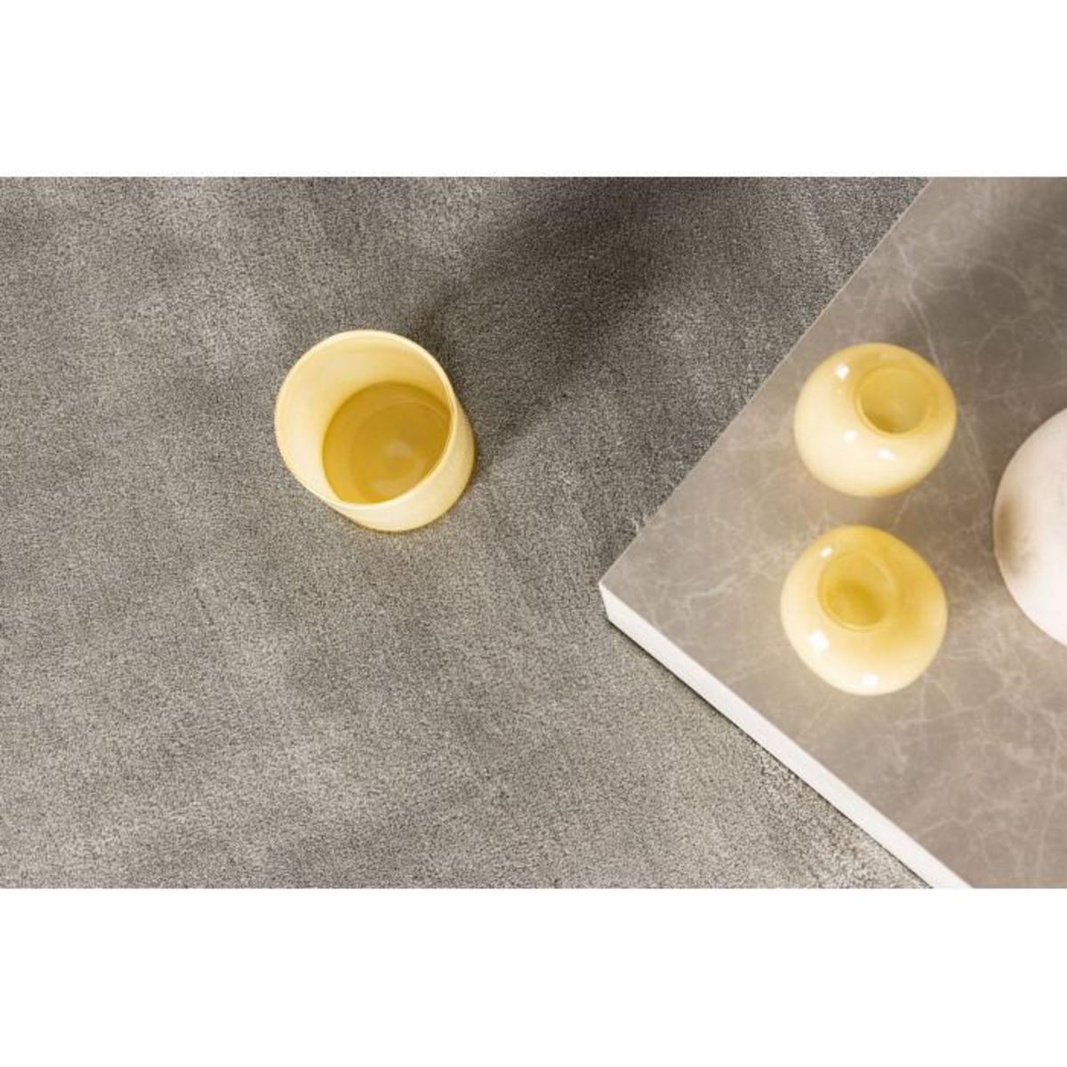 Paris Prix Tapis Déco  Blanca  200x290cm Gris Clair