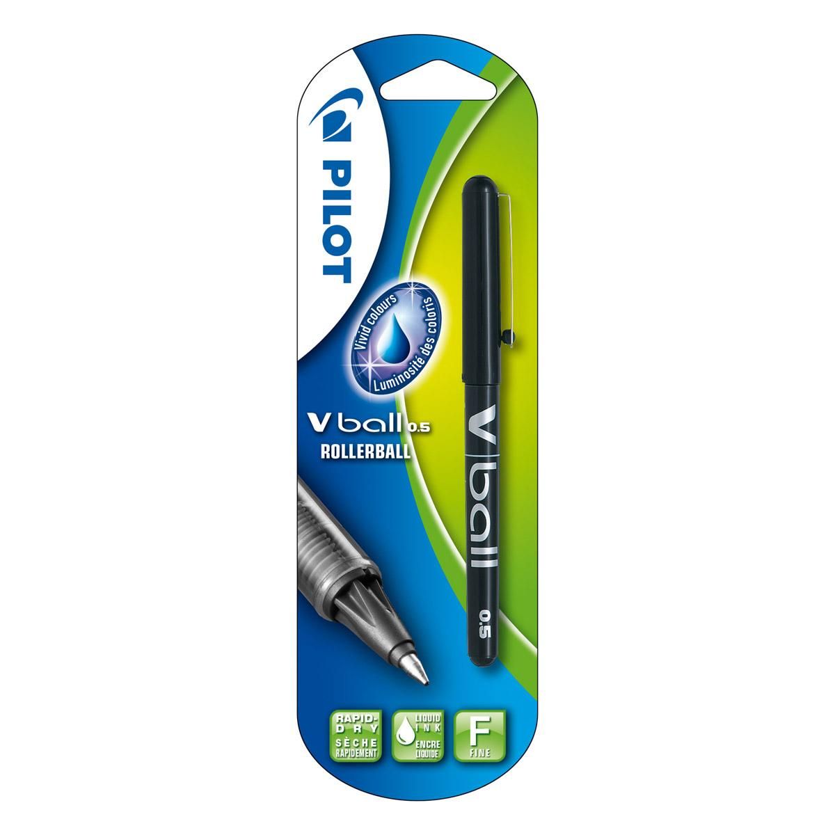 PILOT Stylo Roller V-Ball 0.5 noir
