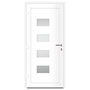 Voir la diapositive 5 : VIDAXL Porte d'entree Blanc 100x210 cm Aluminium et PVC