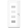 Voir la diapositive 5 : VIDAXL Porte d'entree Blanc 100x210 cm Aluminium et PVC