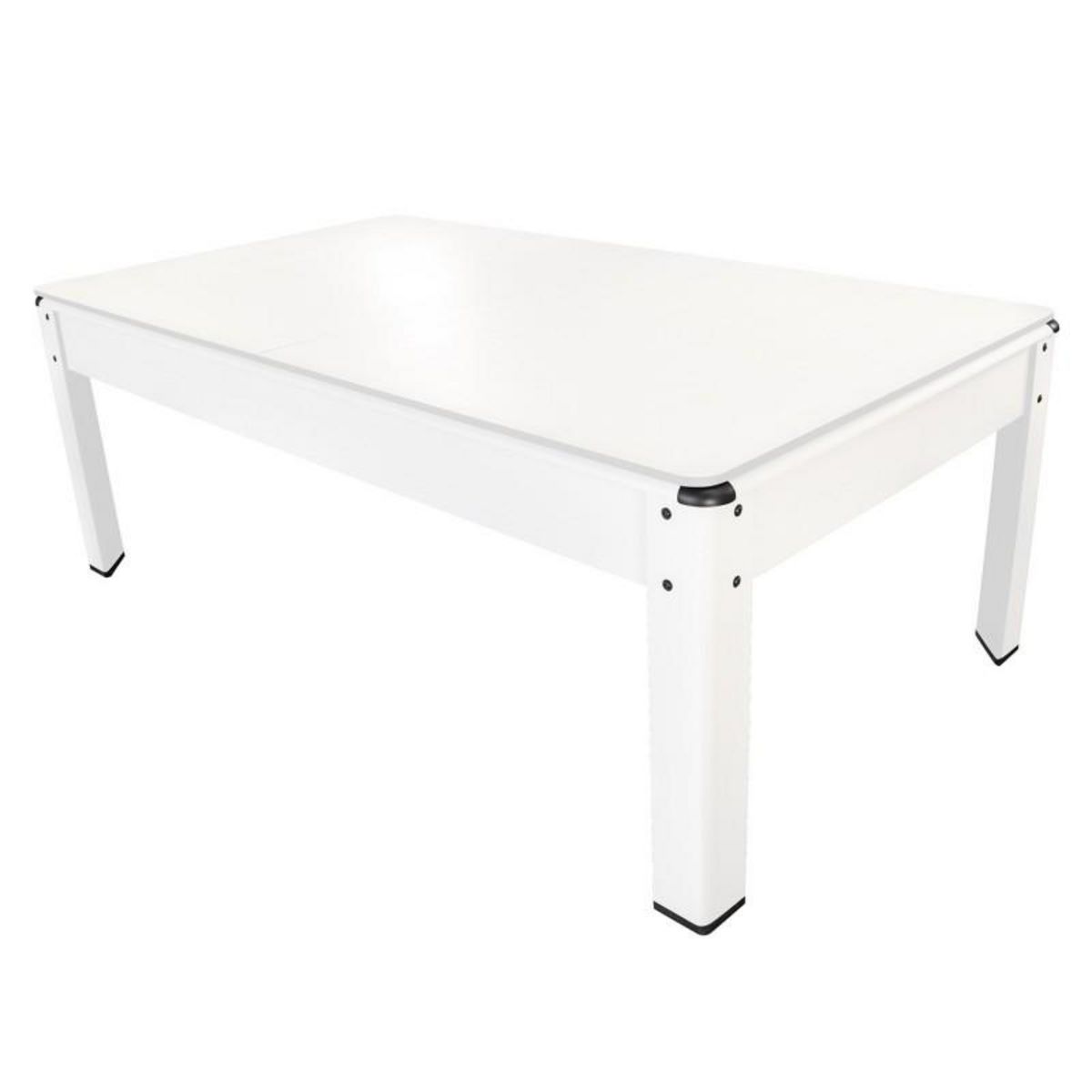 PLAY4FUN Billard Américain HARMONY 6Ft - 206,5 x 116,5 x 80 cm avec accessoires et plateau dînatoire - Couleur Ivoire