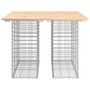 Voir la diapositive 5 : VIDAXL Banc de jardin design de gabion 100x102x72cm bois massif de pin