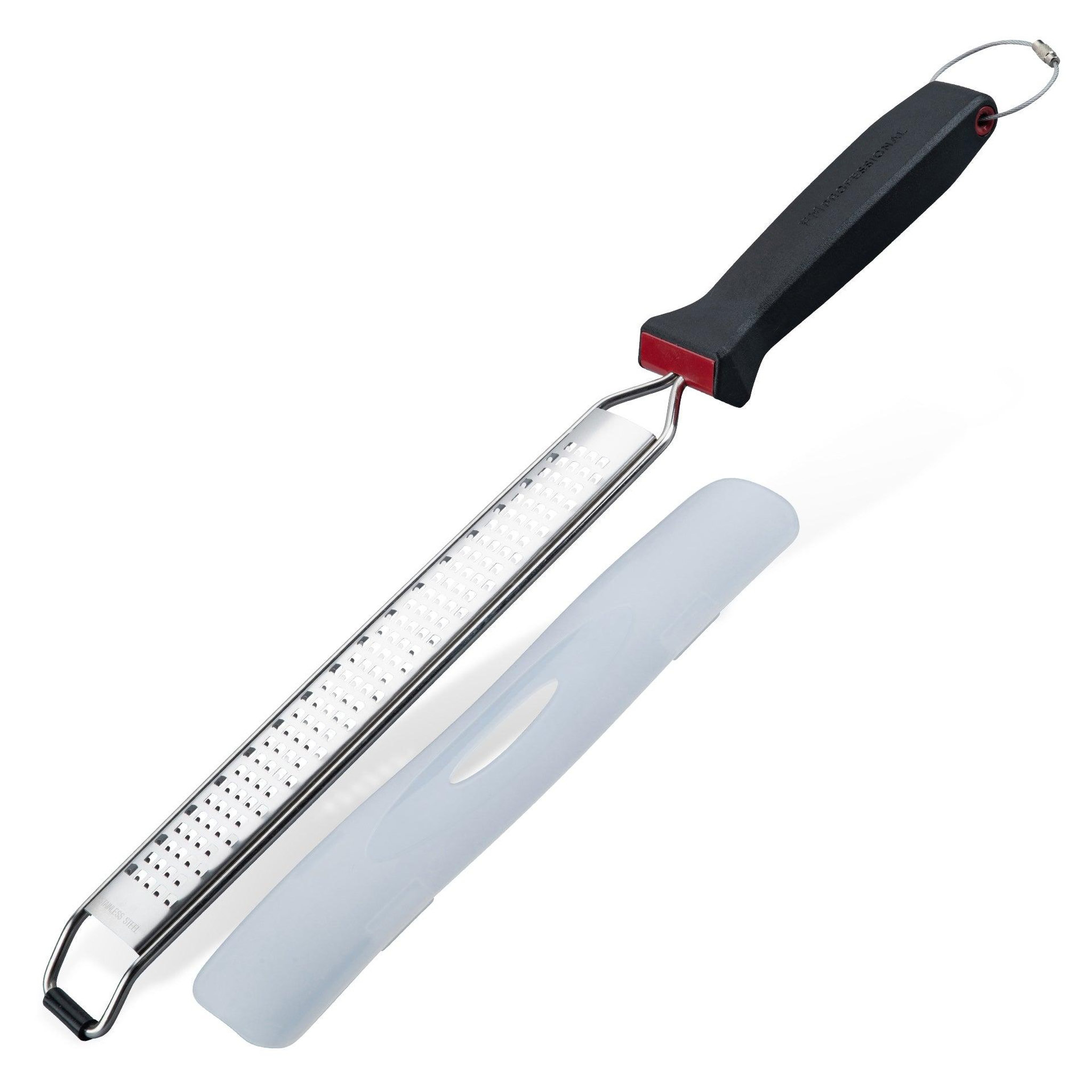 FM PROFESSIONAL Râpe à zeste longue gros grain avec couvercle de protection 42 cm fm professional gourmet