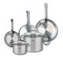 Voir la diapositive 1 : ELO Ensemble de 3 Poêles de cuisson 24, 28 et 32 cm et 2 faitouts 20 et 26 cm Elo Profi Citrin