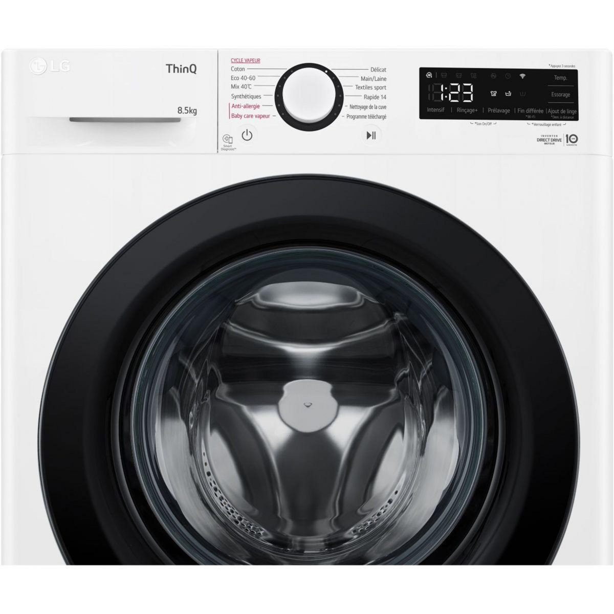 LG Lave linge hublot F82AV35WHS