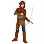WIDMANN Déguisement Robin des Bois - Enfant - 8/10 ans (128 à 140 cm)