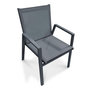 Voir la diapositive 1 : Paris Prix Fauteuil de Jardin Empilable  Floride  86cm Gris Anthracite