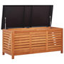 Voir la diapositive 3 : VIDAXL Boîte de rangement de jardin 117x50x55 cm Eucalyptus solide