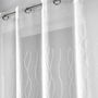 Voir la diapositive 2 : Paris Prix Rideau Voilage à Œillets  Colyne  140x240cm Blanc