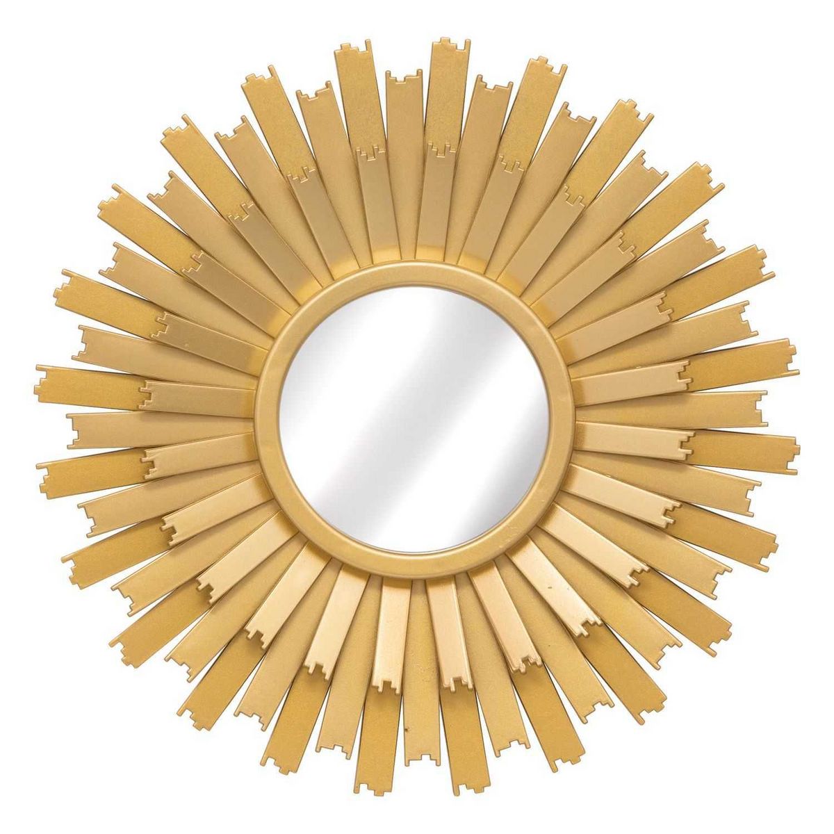 ATMOSPHERA Lot de 3 miroirs Soleil - Diam. 25 cm - Doré