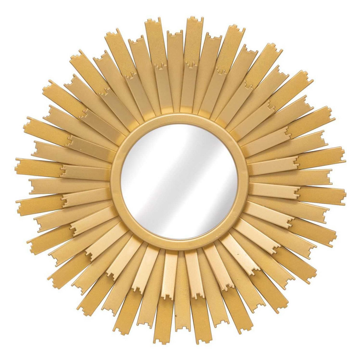 ATMOSPHERA Lot de 3 miroirs Soleil - Diam. 25 cm - Doré