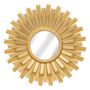 Voir la diapositive 5 : ATMOSPHERA Lot de 3 miroirs Soleil - Diam. 25 cm - Doré