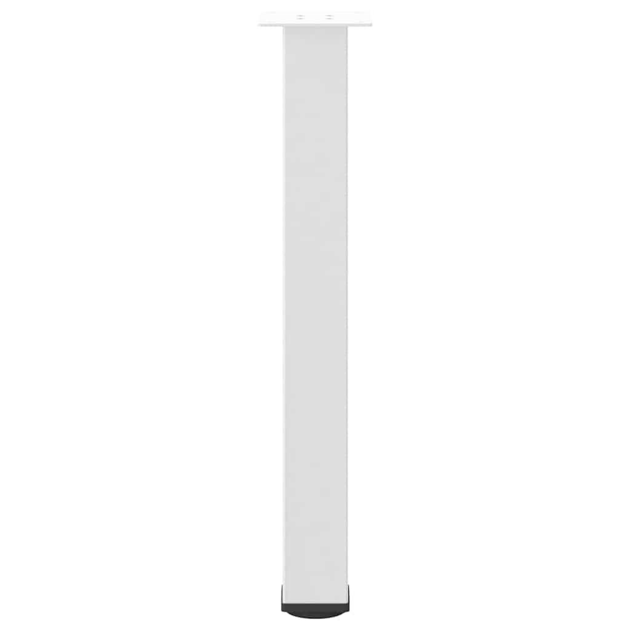 Voir la diapositive 5 : VIDAXL Pieds de table basse 4 pcs blanc 72-74 cm acier