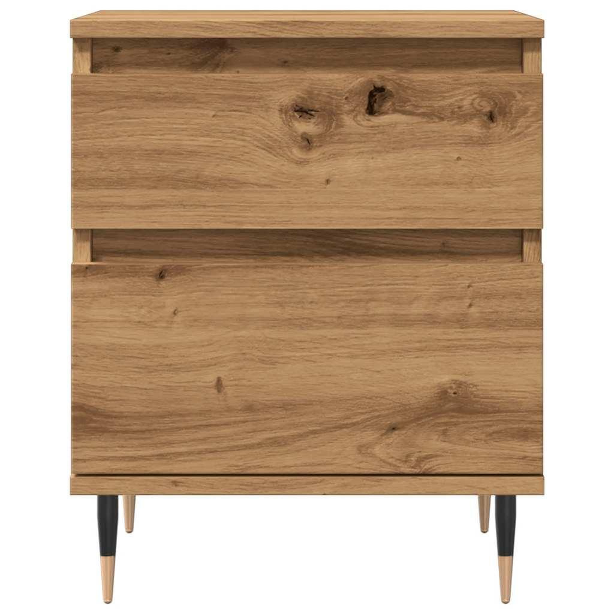 Voir la diapositive 5 : VIDAXL Tables de chevet 2 pcs chene artisanal 40x35x50 cm