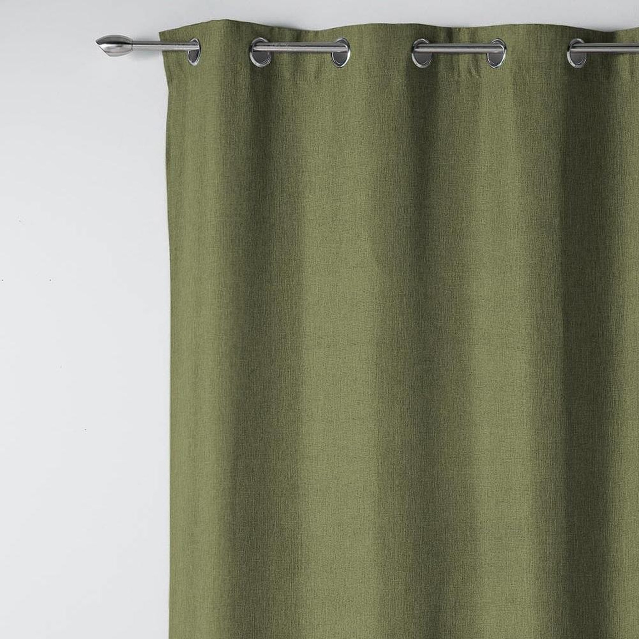 Voir la diapositive 3 : Eden Rideau a oeillets chambray newtons